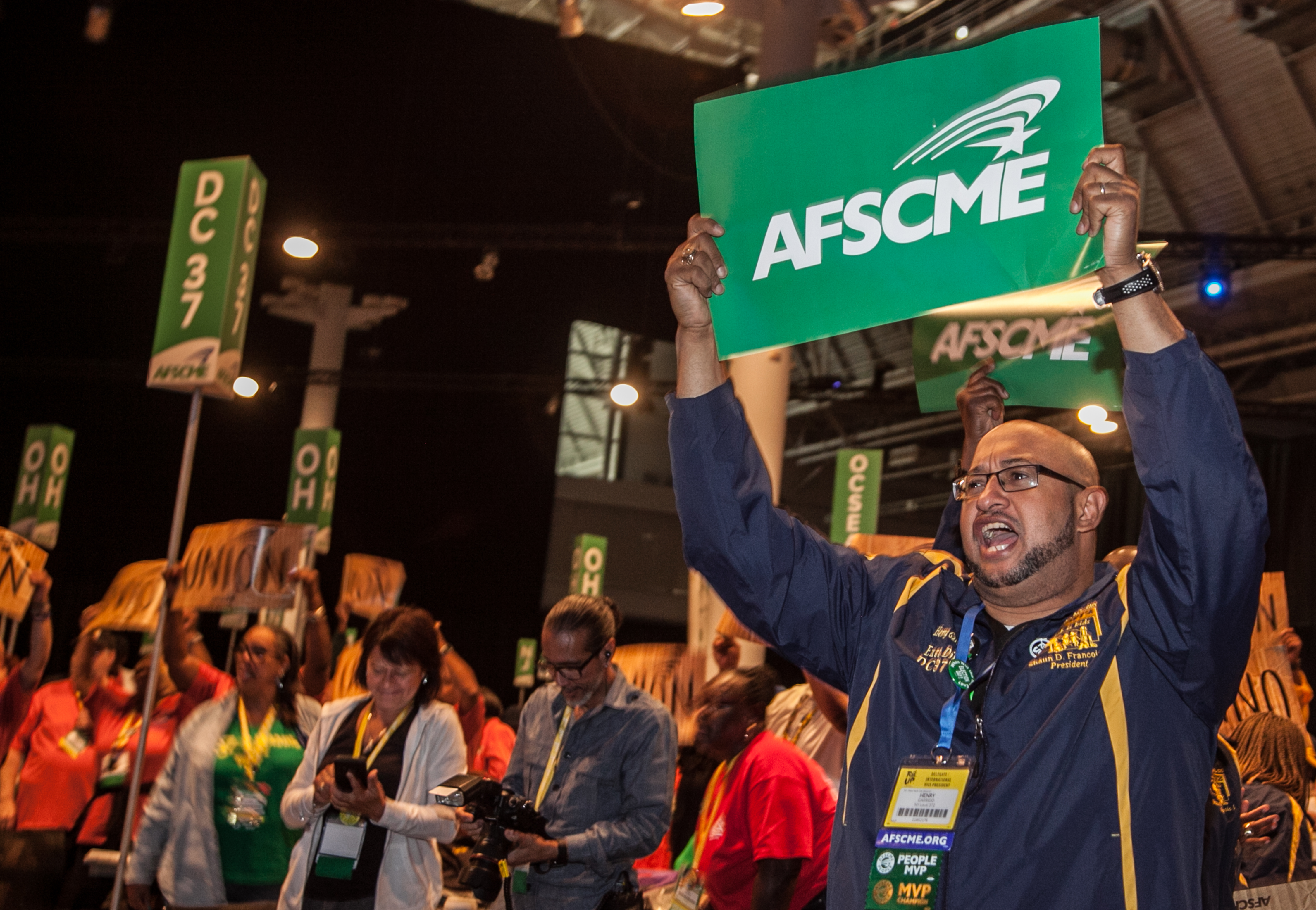 DC 37 Members #RiseUp at 43rd AFSCME Convention