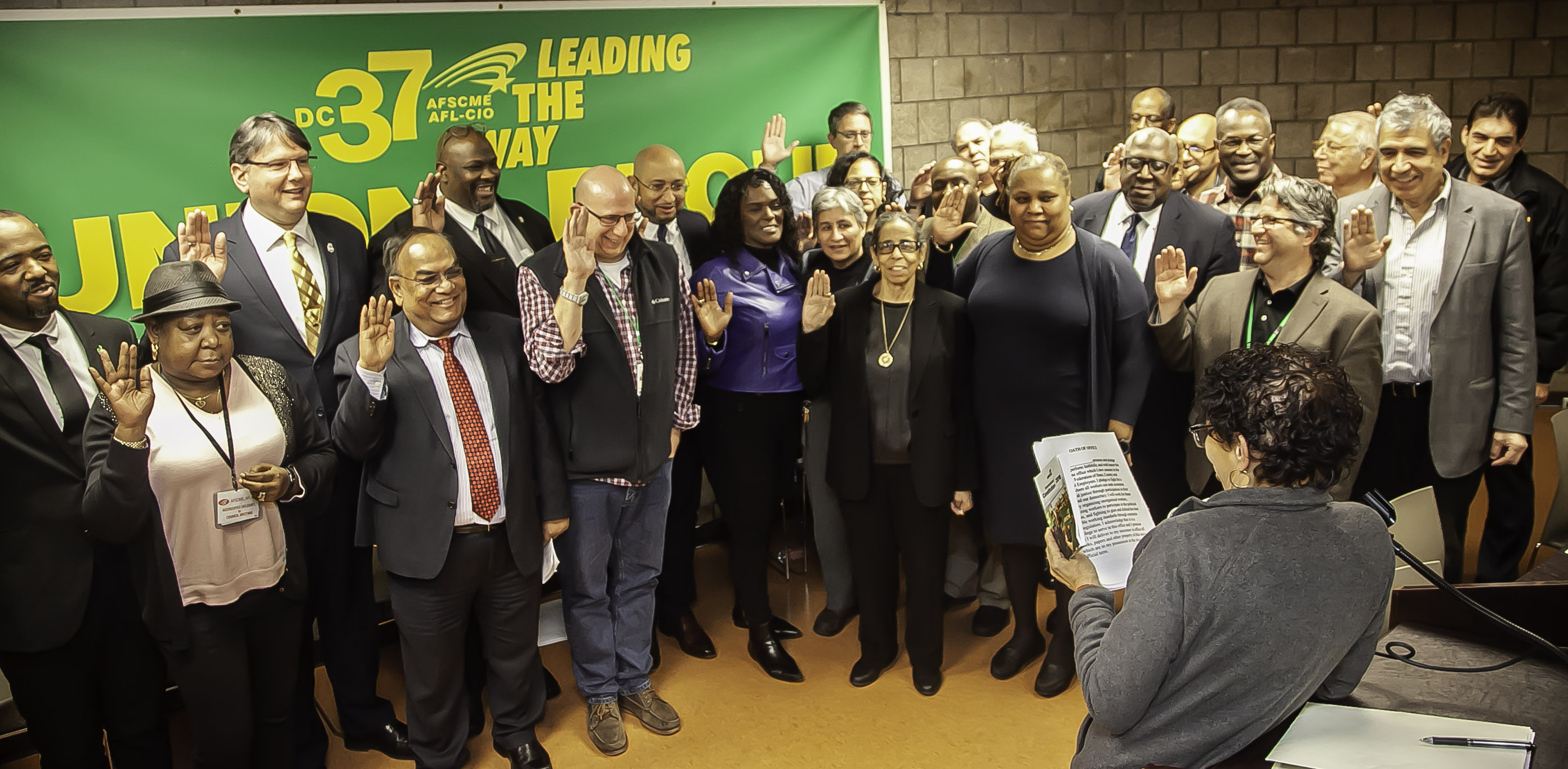 PROUD TO SERVE: DC 37 Leadership Team Elected