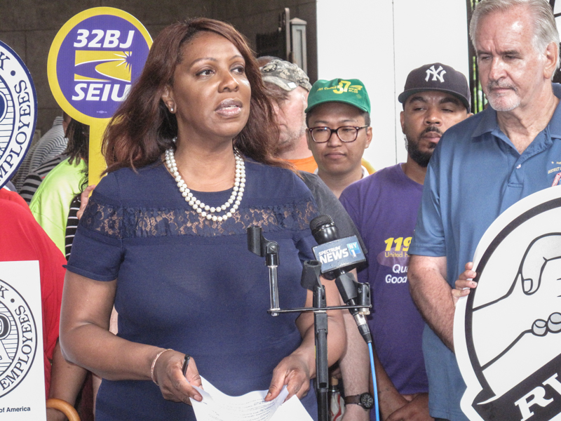 DC 37 backs Letitia James for New York State Attorney General