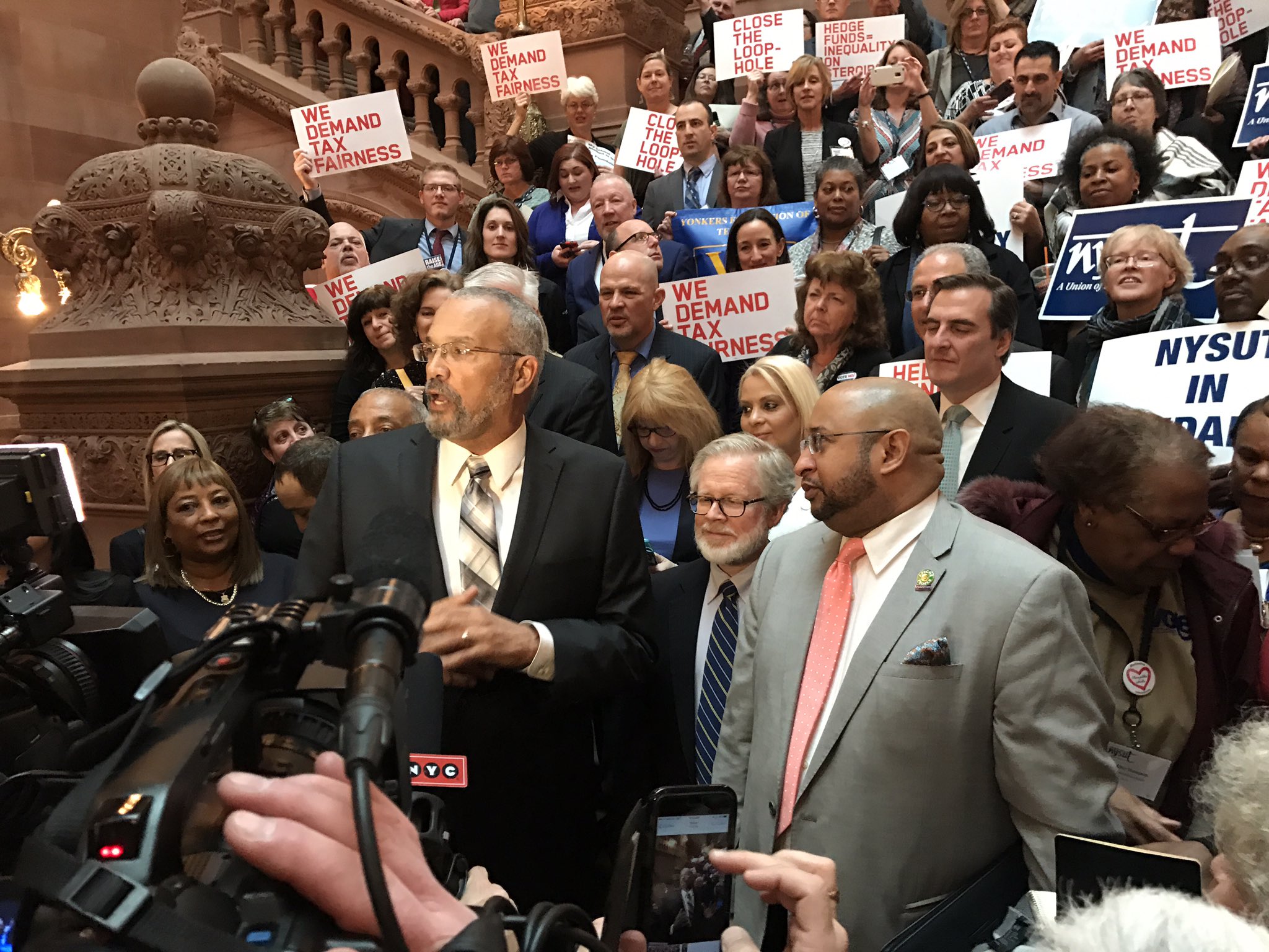 DC 37 Joins Campaign to Extend and Expand the State Millionaire’s Tax