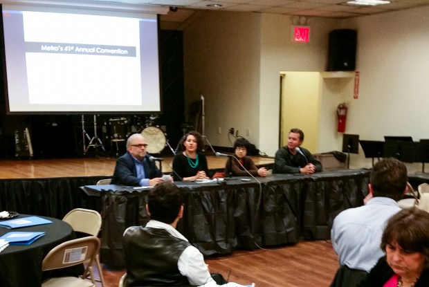 Panelists discussed the growth of the gig economy at the Metro New York Labor Communications Council convention on May 6. Photo: Molly Charboneau