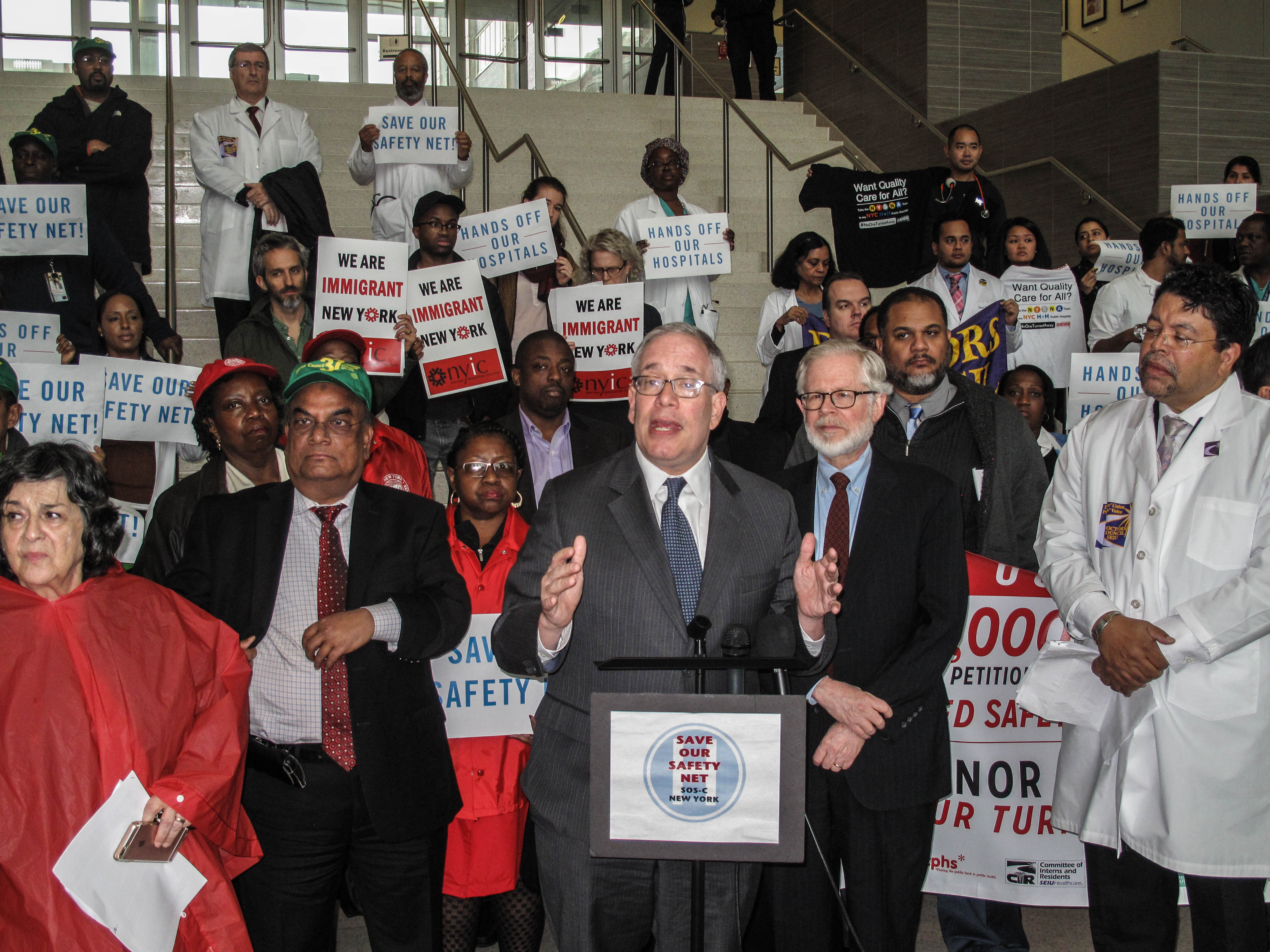 Unions and Community Activists Pressure Cuomo to Sign Safety-Net Legislation