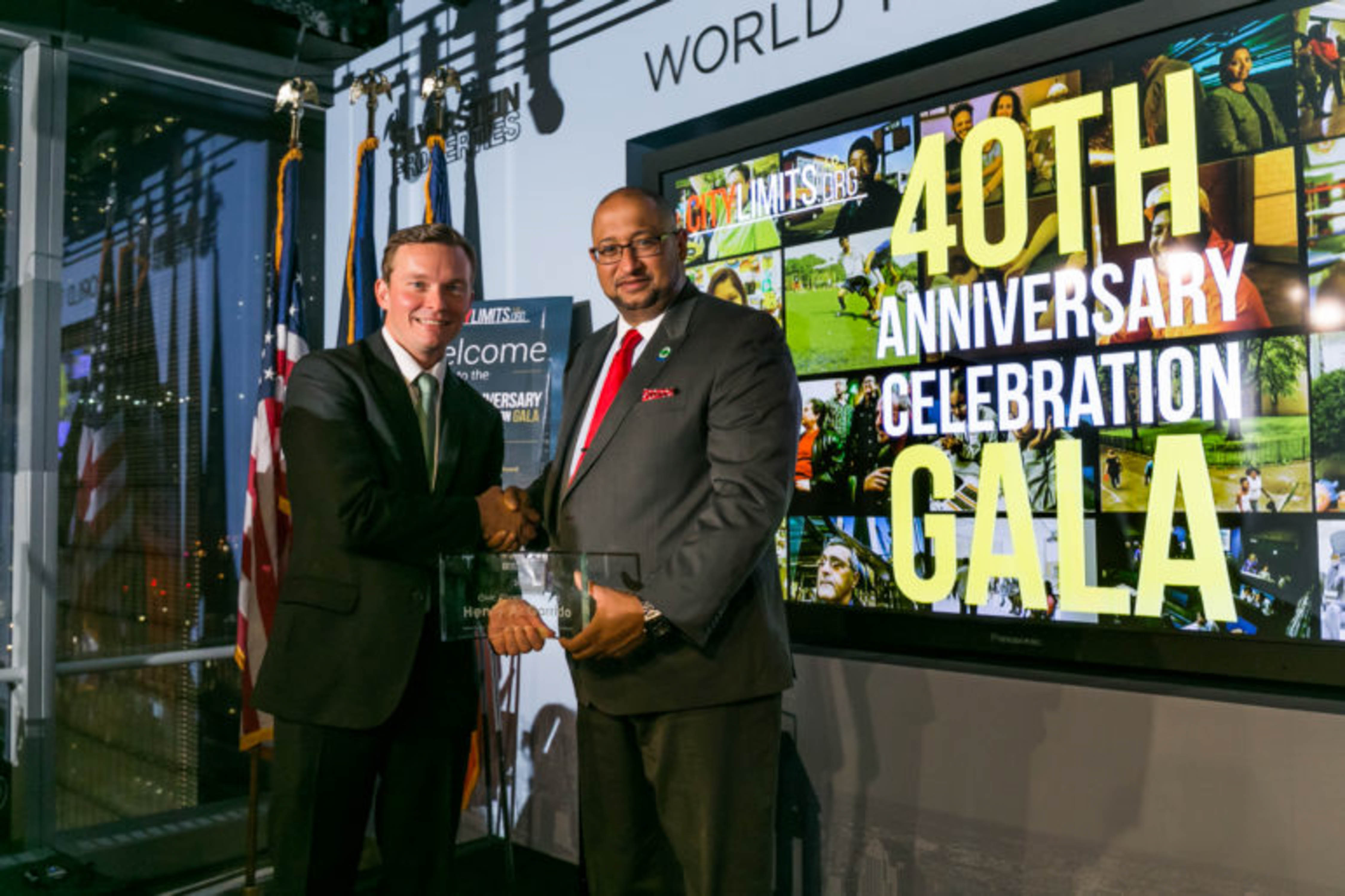 Henry Garrido Receives Civic Champion Award From City Limits Magazine