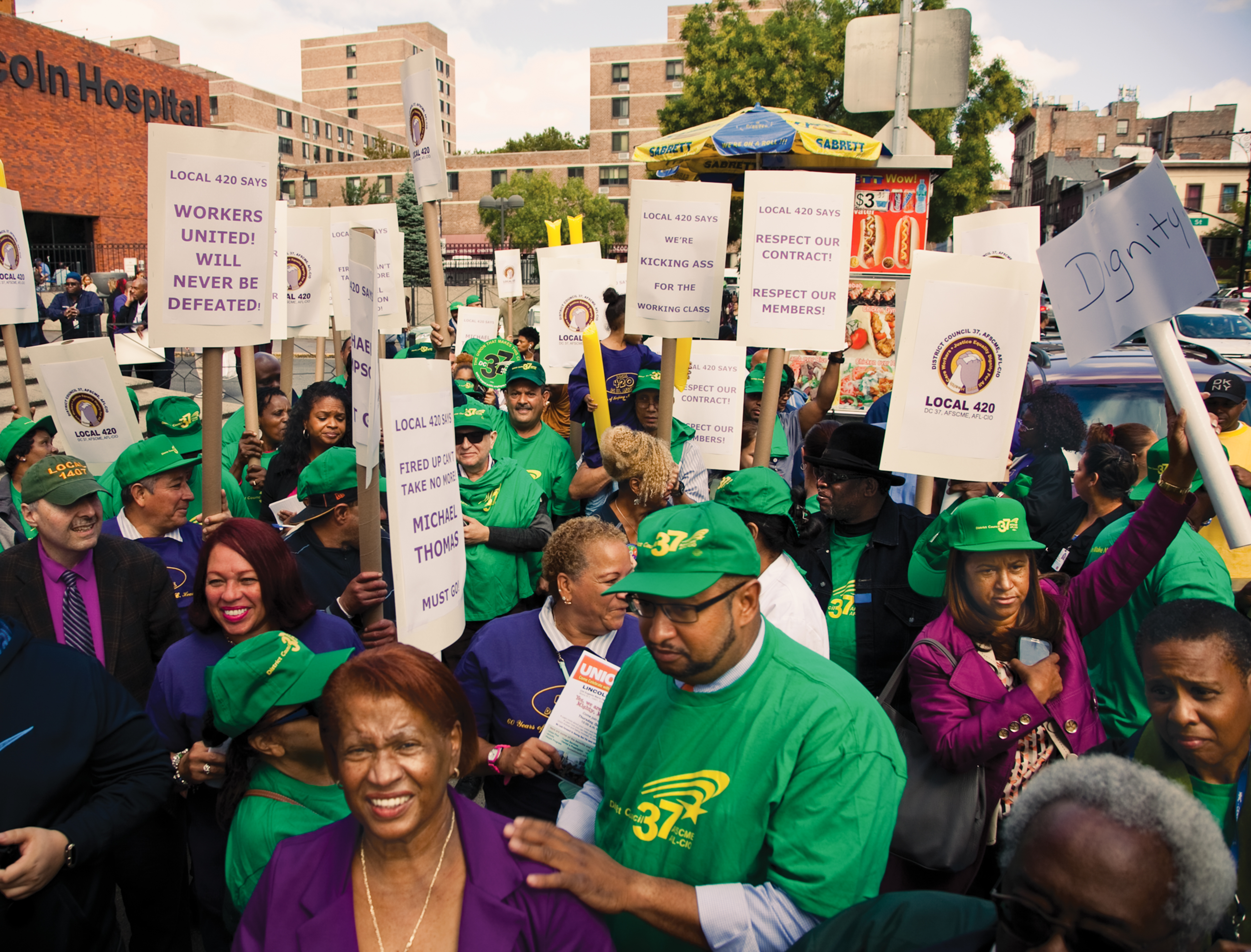 DC 37 Members Support the Affordable Hospitals Petition 