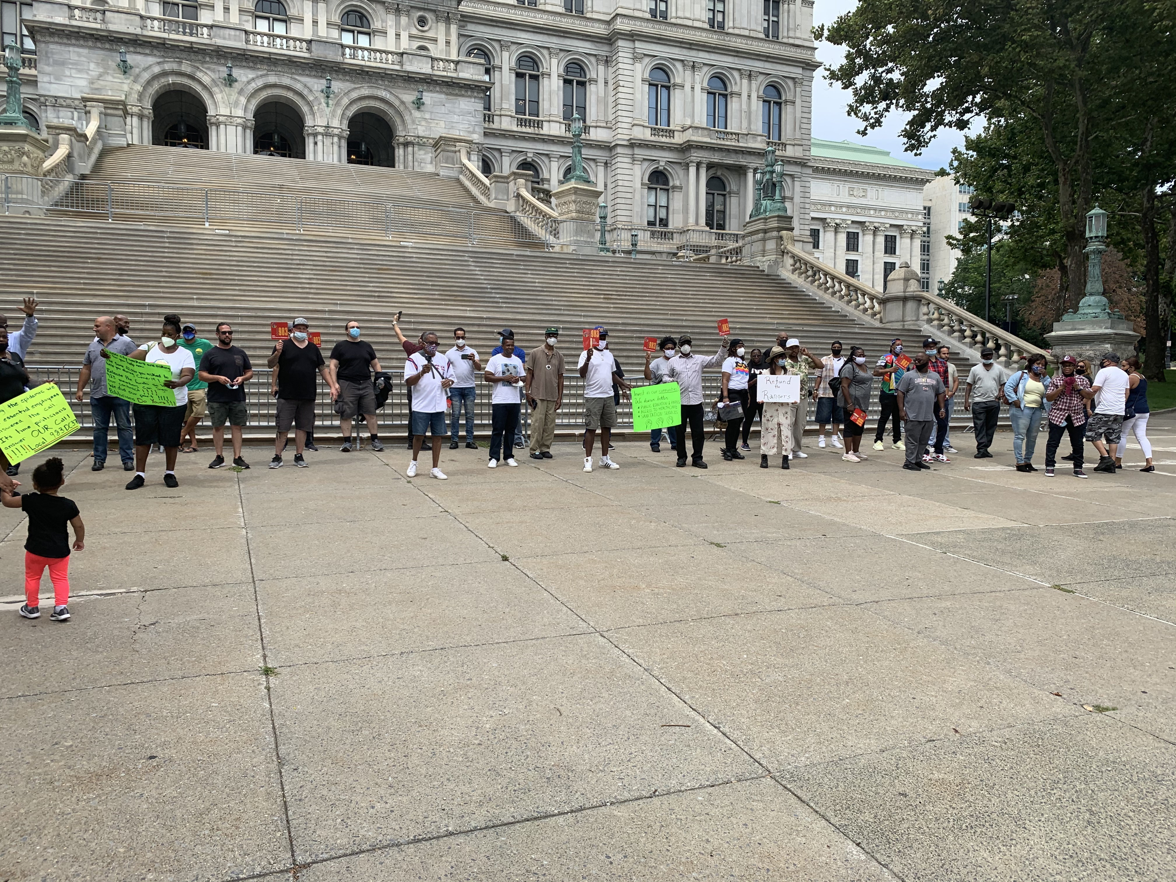 Local 983 to Albany Legislators: Approve Short-Term Borrowing to Save 22,000 Jobs