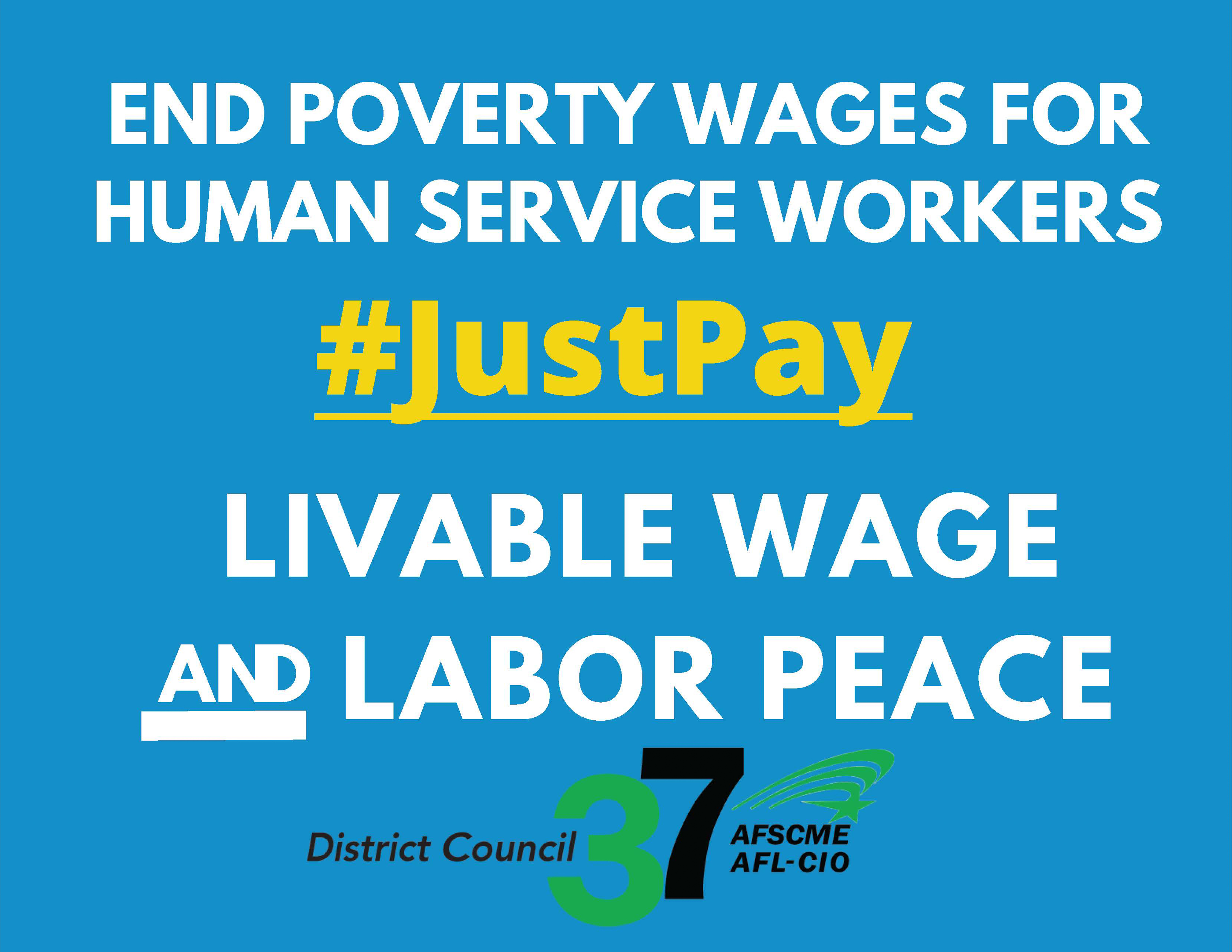 Pay Them Now! Support Our Private Sector Human Services Workers