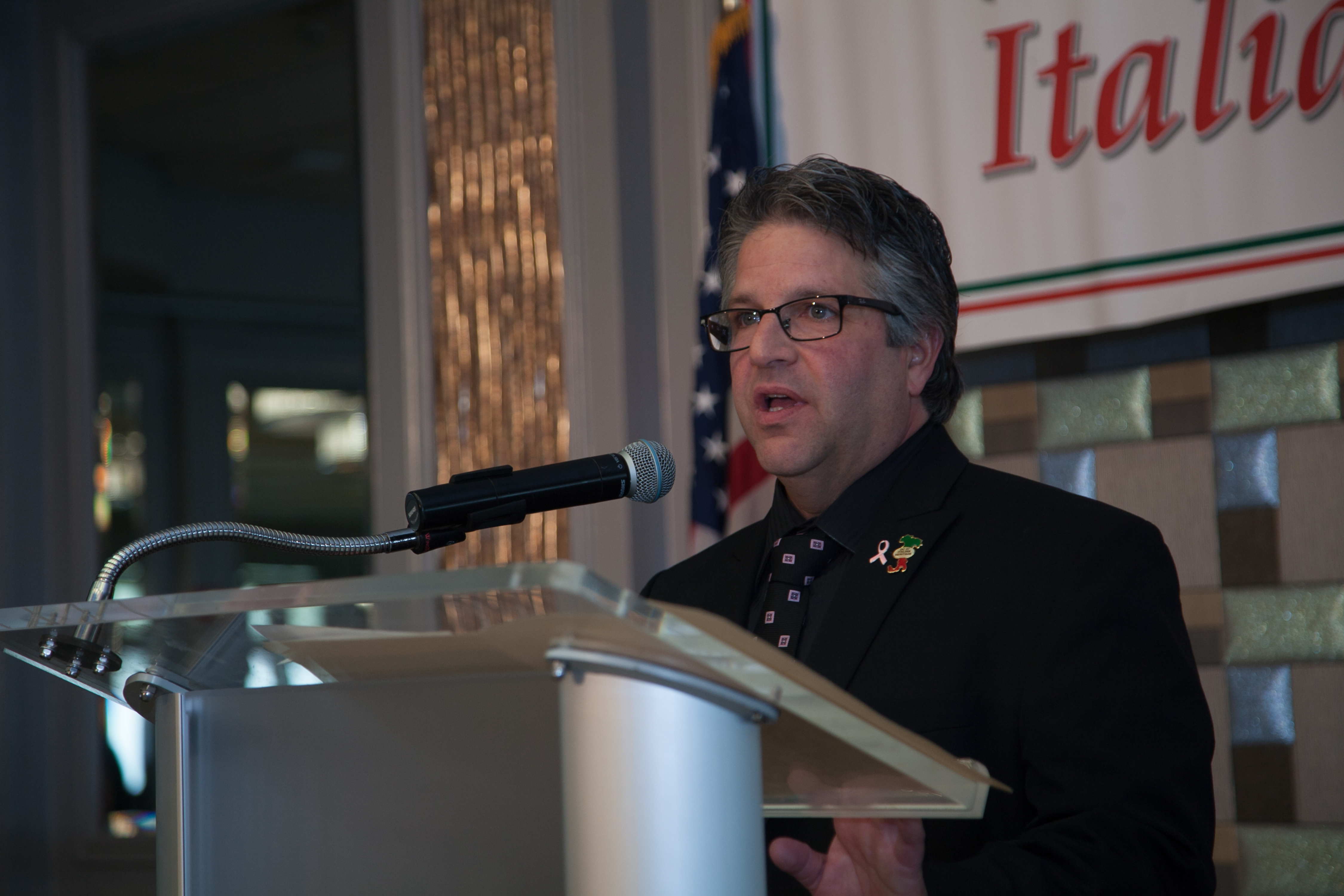 Mike DeMarco, chair, DC 37 Italian Heritage Committee Photo: Mike Lee