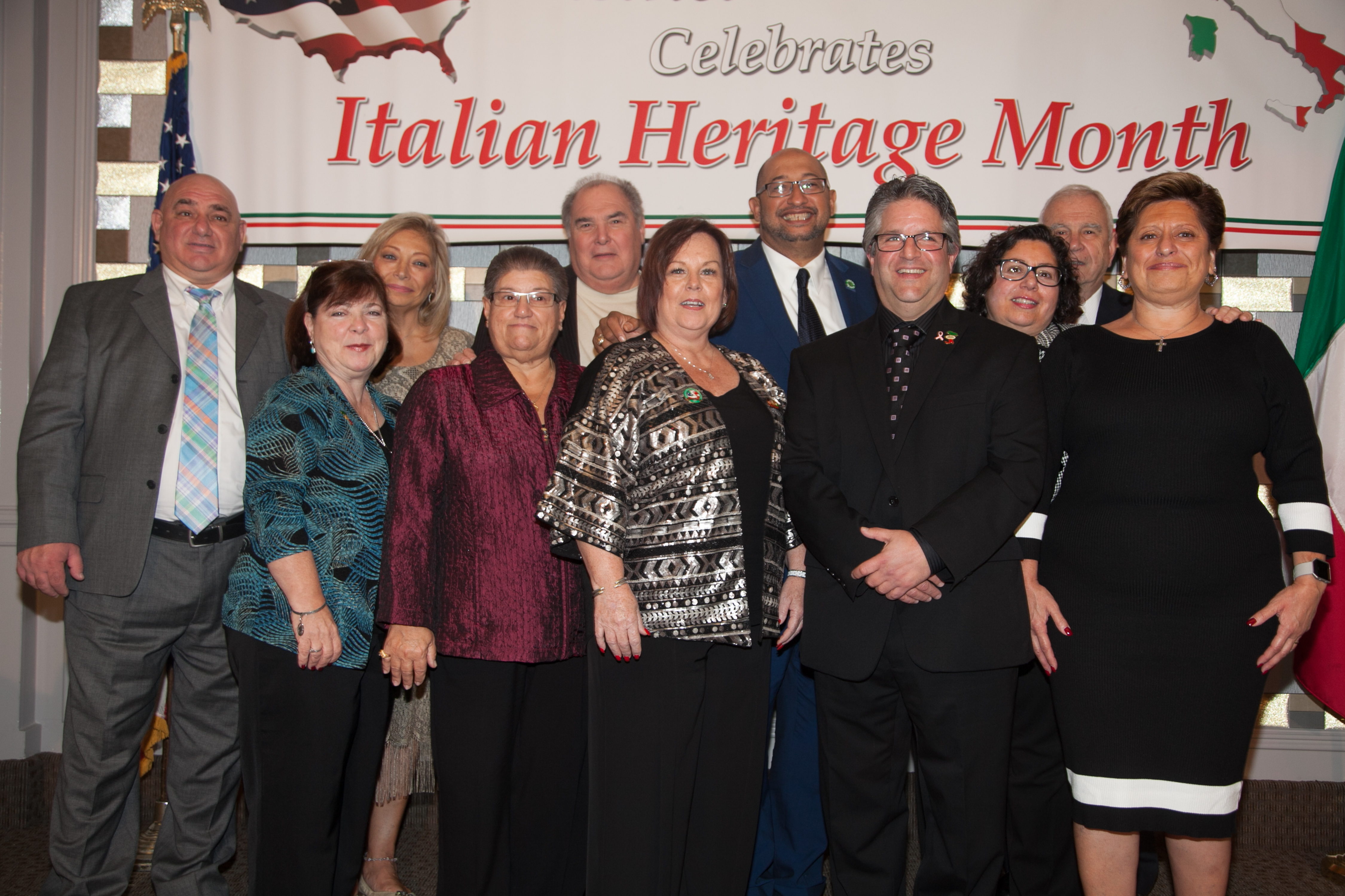 The DC 37 Italian Heritage talks a bow. Photo: Mike Lee