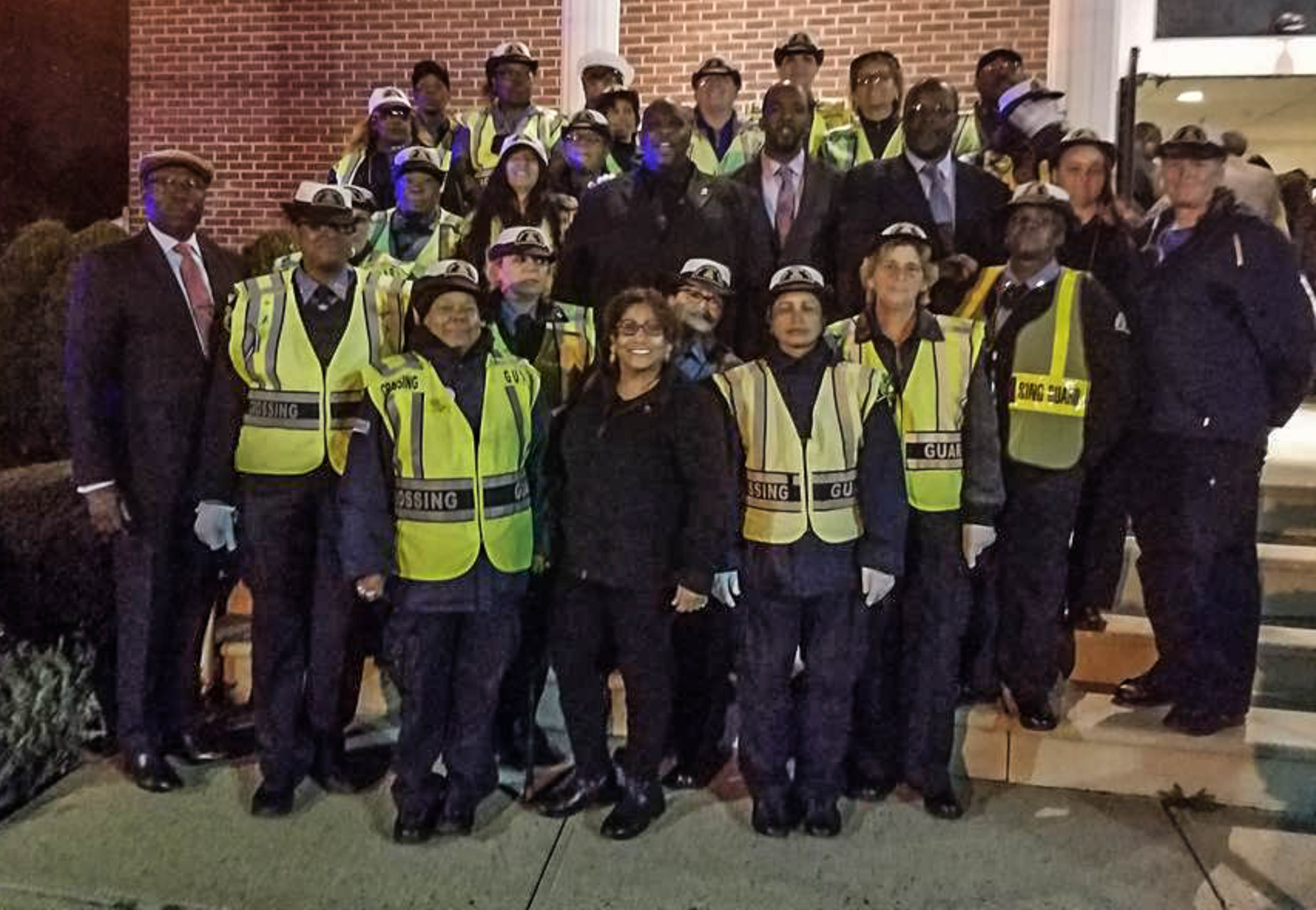 Local 372 Pays Respect to Hempstead School Crossing Guard Killed by a Speeding Truck