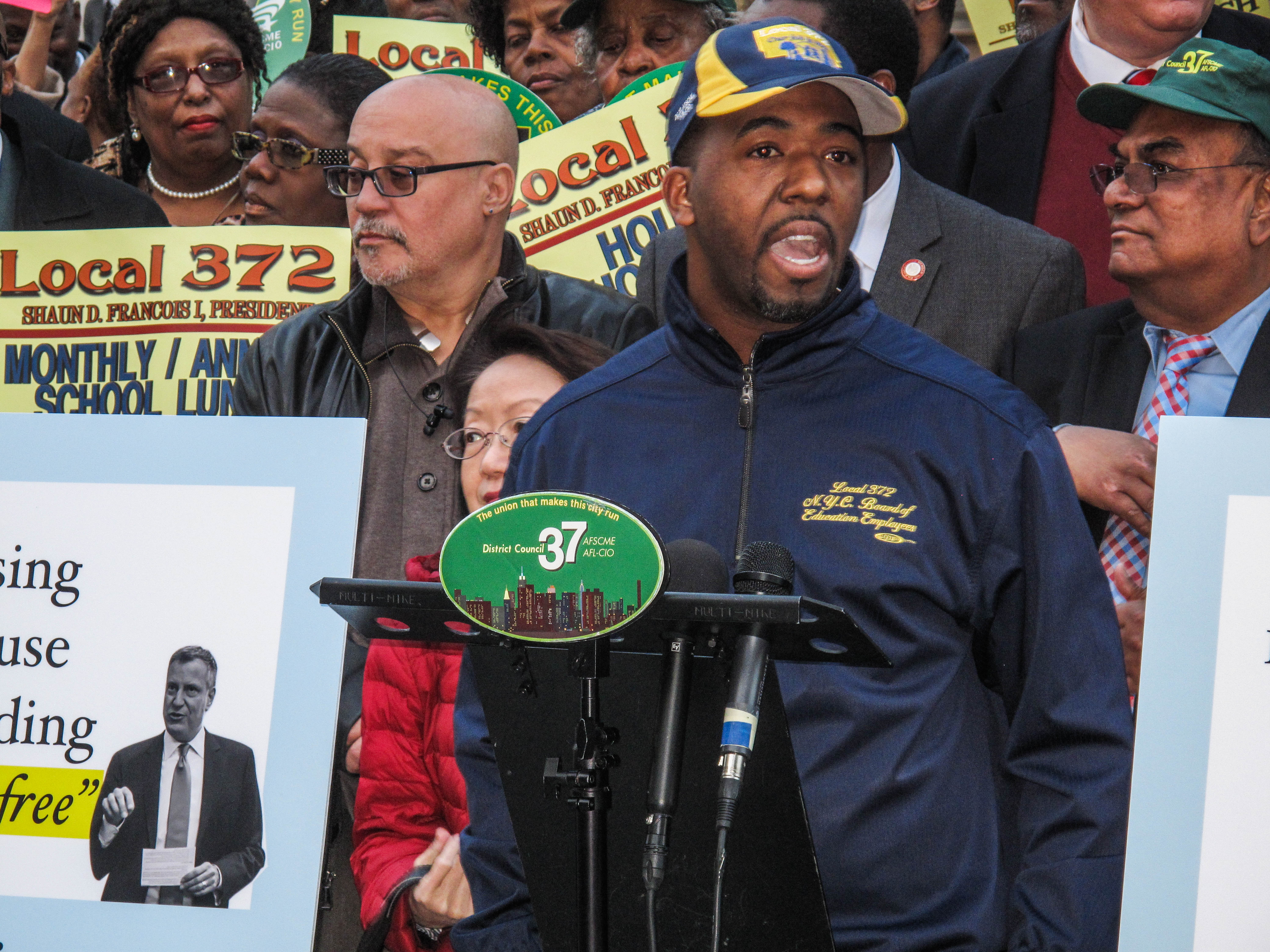 Union Rallies to Support Universal Free School Lunch