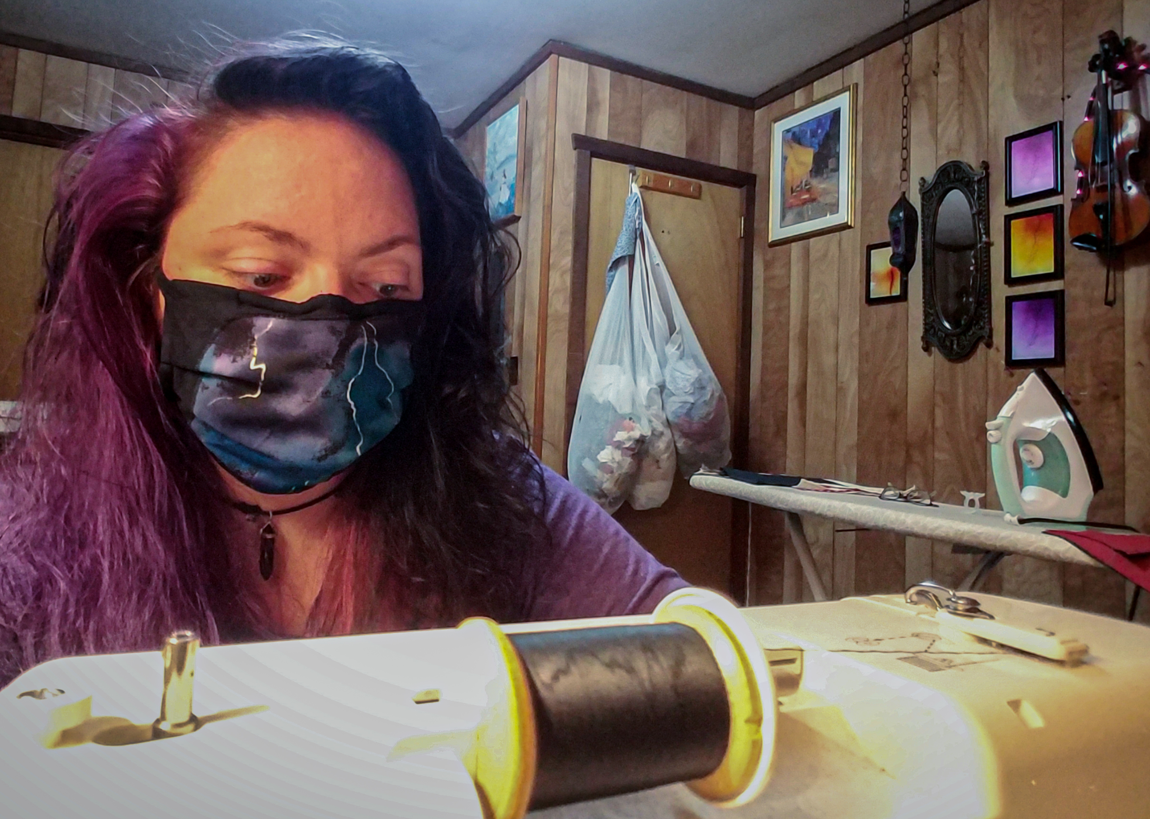 Local 1503 Member Sews Masks to Fight COVID-19 Spread