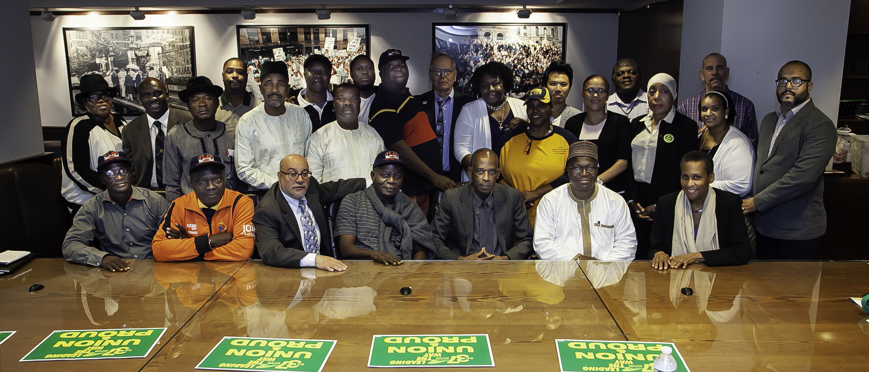 Nigerian Labor Activists Visit DC 37