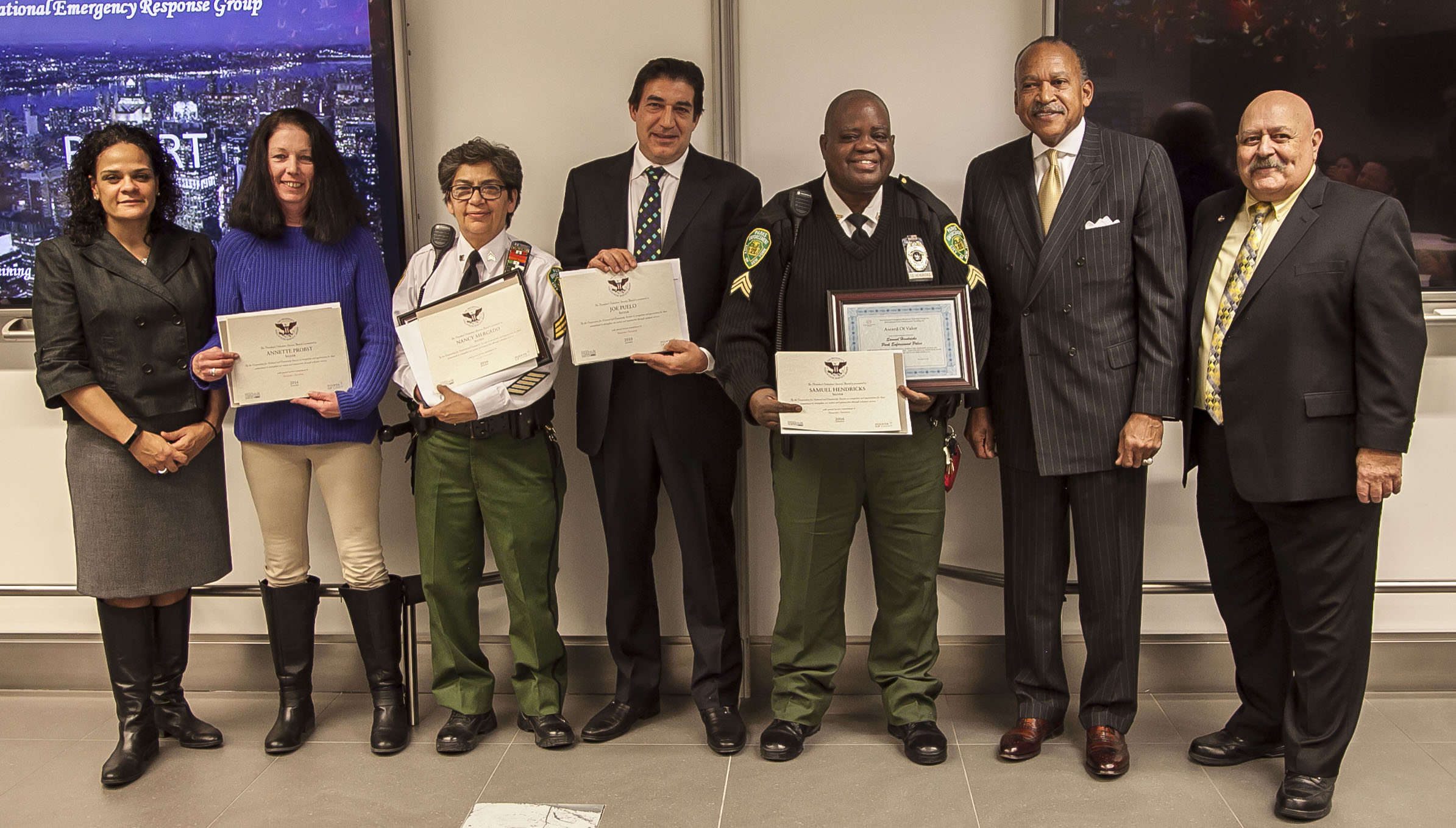 Urban Park Rangers Honored for 9/11 Heroism