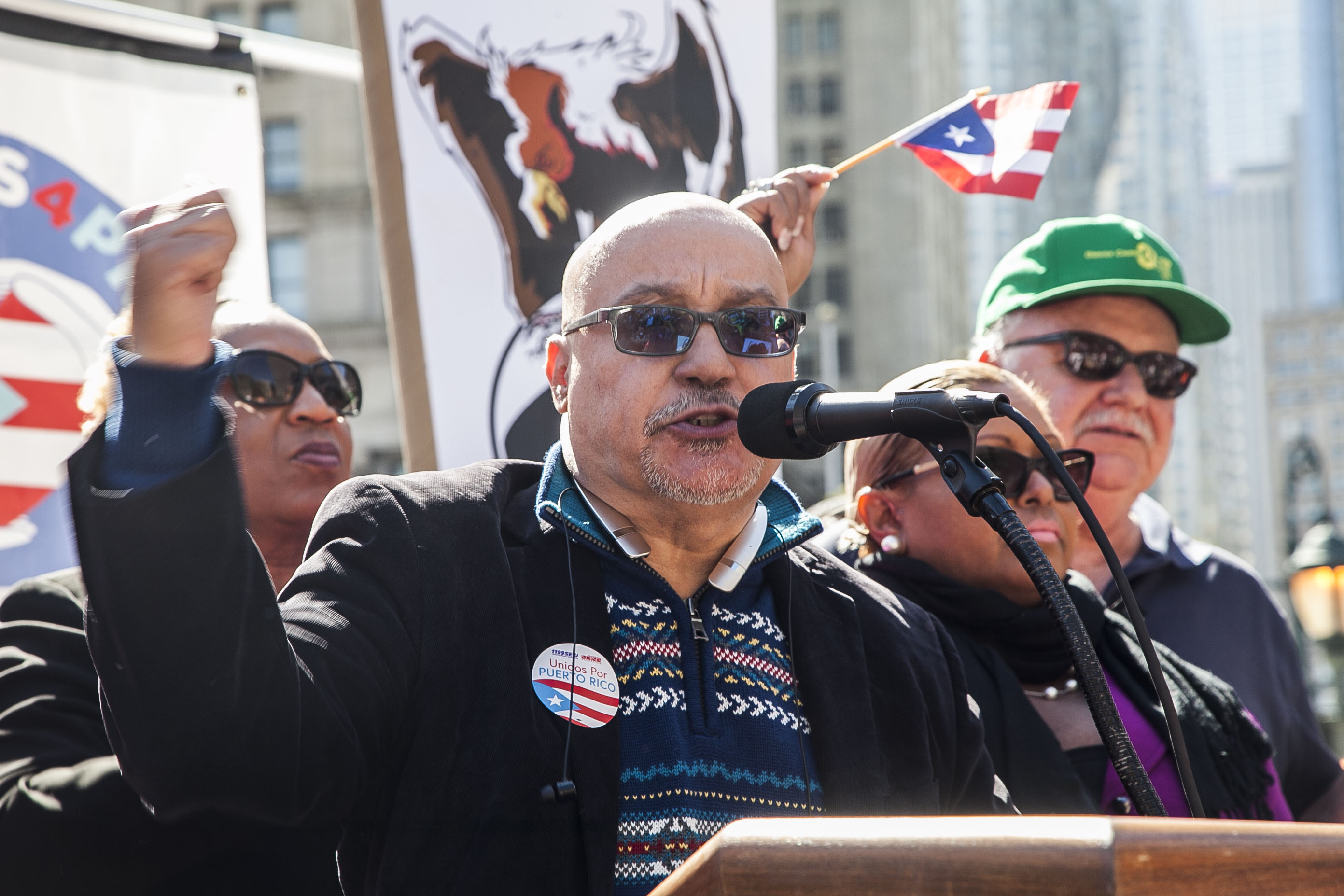 Union Activists Demand More Aid for Puerto Rico