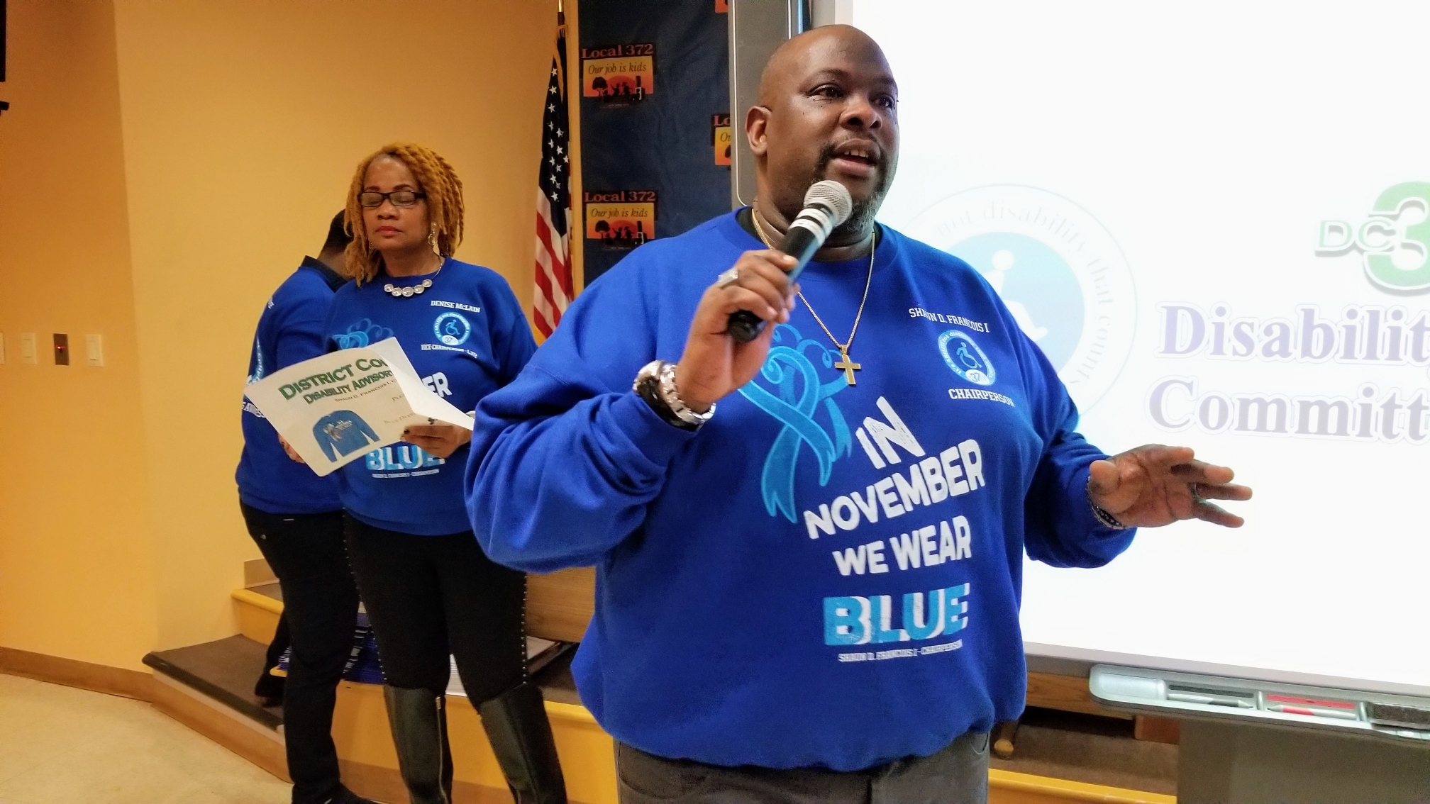 Dressing Blue to Promote Diabetes Awareness