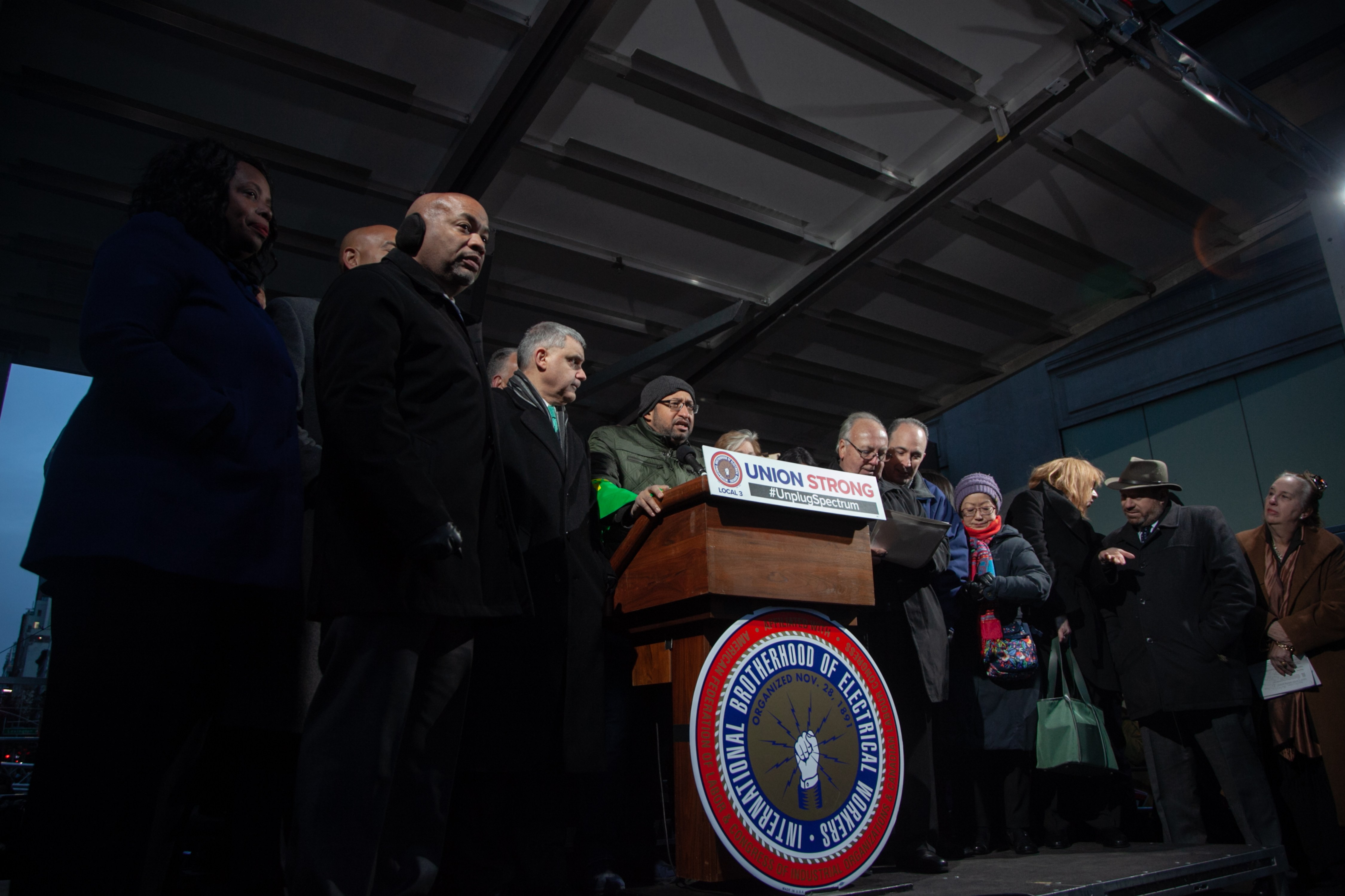 DC 37 Stands With Spectrum Strikers